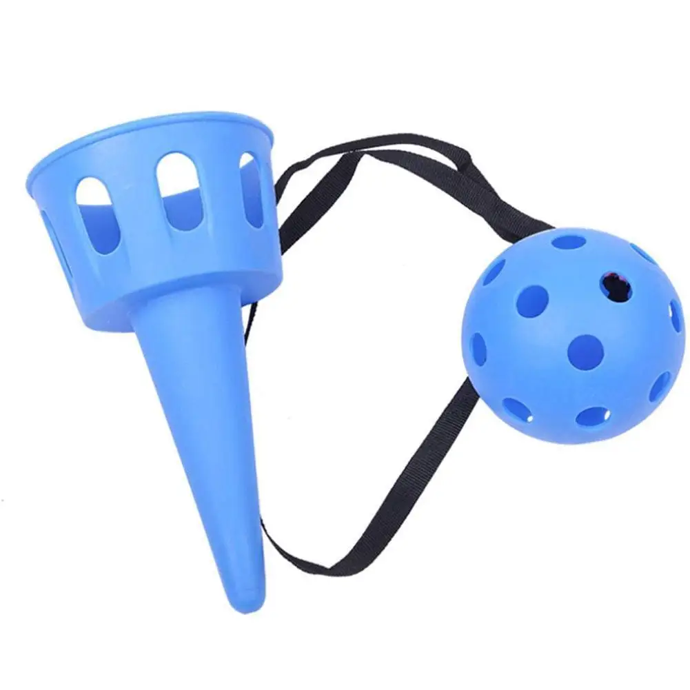 

Fun Ball And Cup Toy Set For Children Outdoor Throw And Catch Ball Game Toy Softball Kendama For Beginner Kids Motor Skills Toy