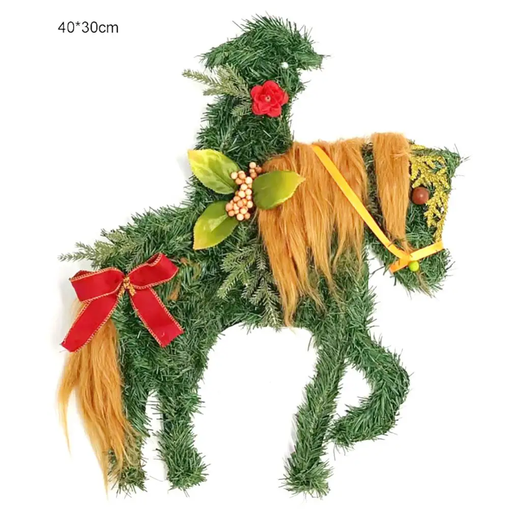 

Door Hanging Decoration Handmade Durable Reusable Non-toxic Simulation Party Supplies Garland Horse Riding Wall Decorations