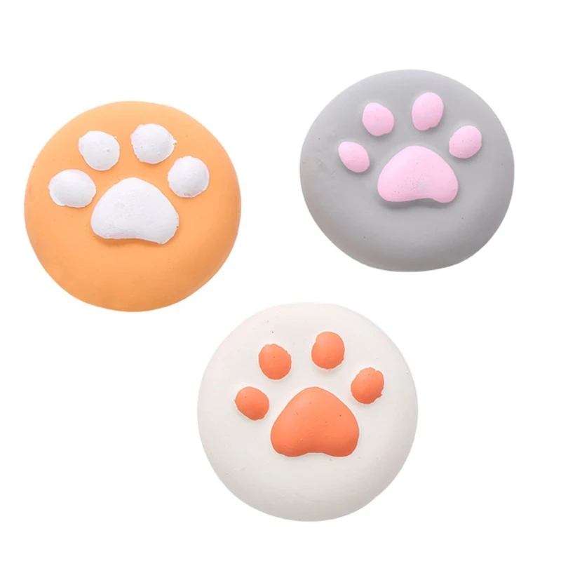 

Squeaky Latex Dog Toy Round Rubber Disc Interactive Playing for Small Dogs
