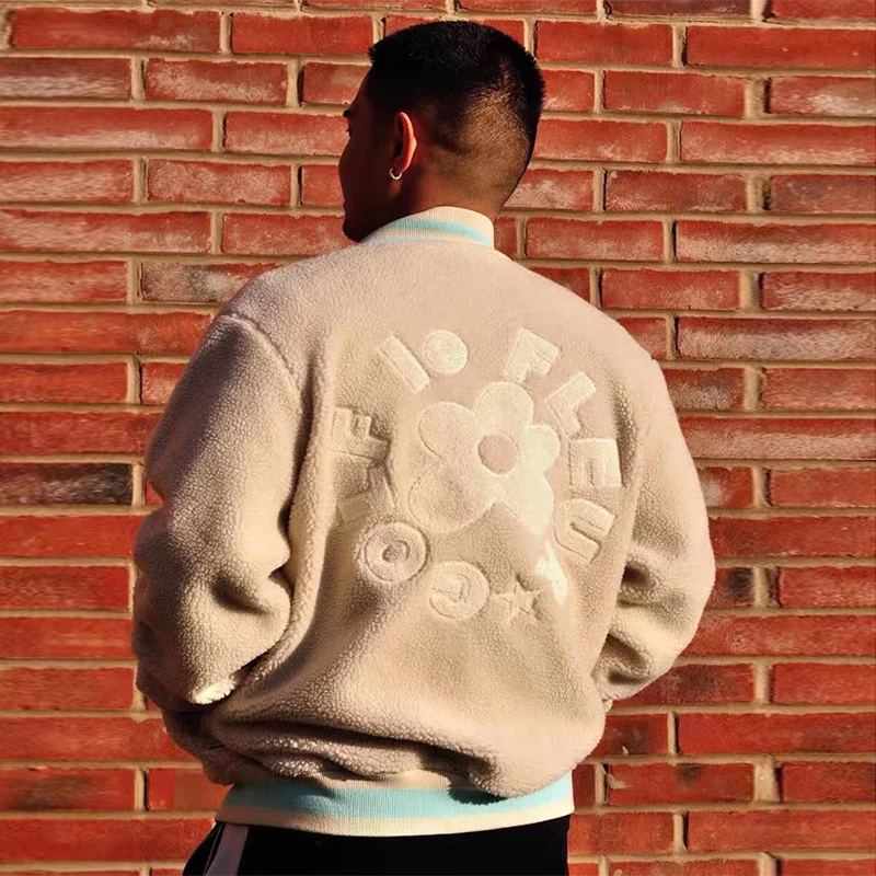 

2022 модная повседневная модная бархатная куртка GOLF WANG с длинным рукавом, флисовая куртка для пары WY664