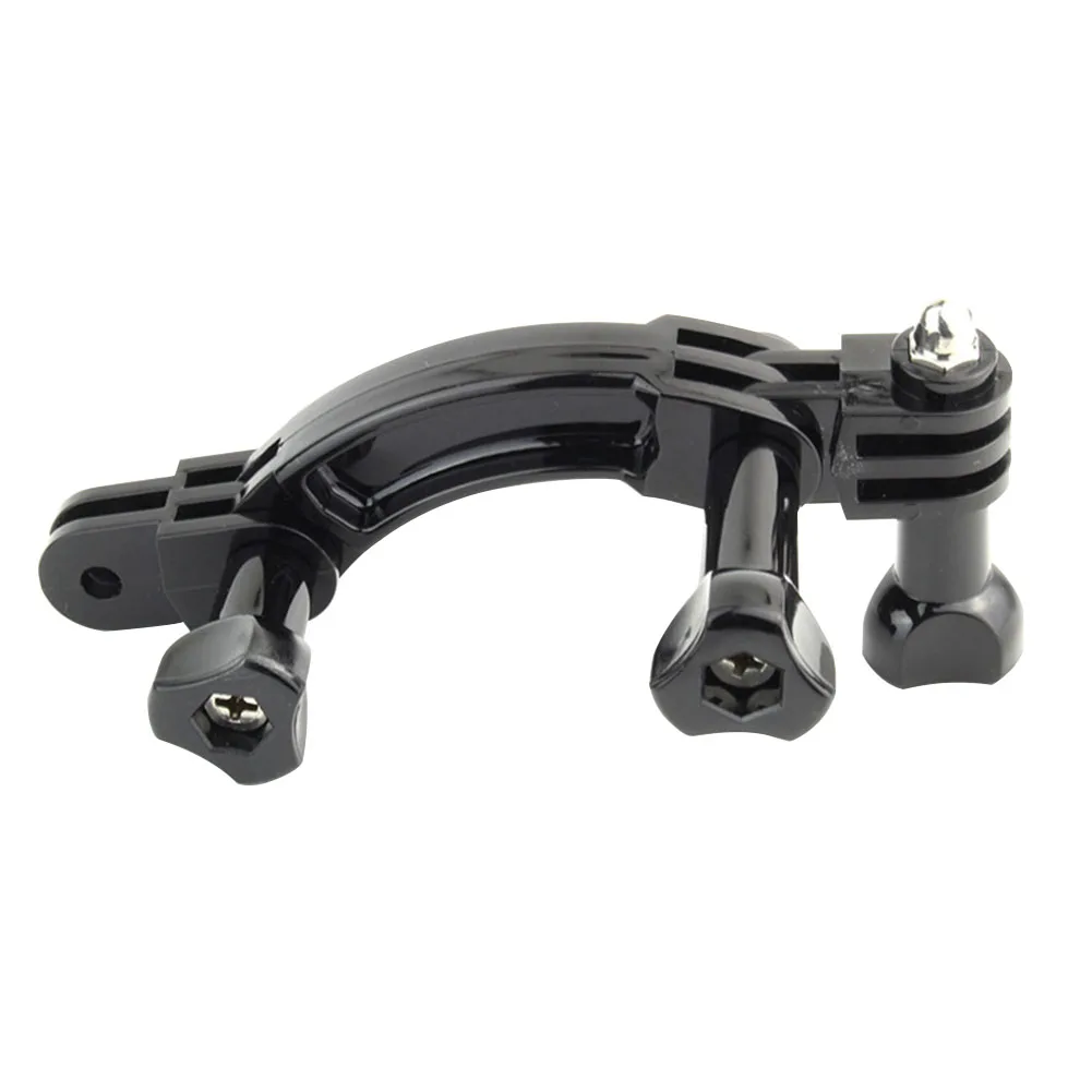 

Extension Arm Set Black Rotary Connection Action Camera Adjustable Outdoor Helmet Accessories Screw Mount Curved For Gopro Hero