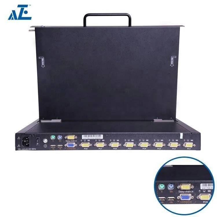 

Заводское производство 1U VGA KVM переключатель 1080P стойка консоль 8 портов стойка монтажный переключатель