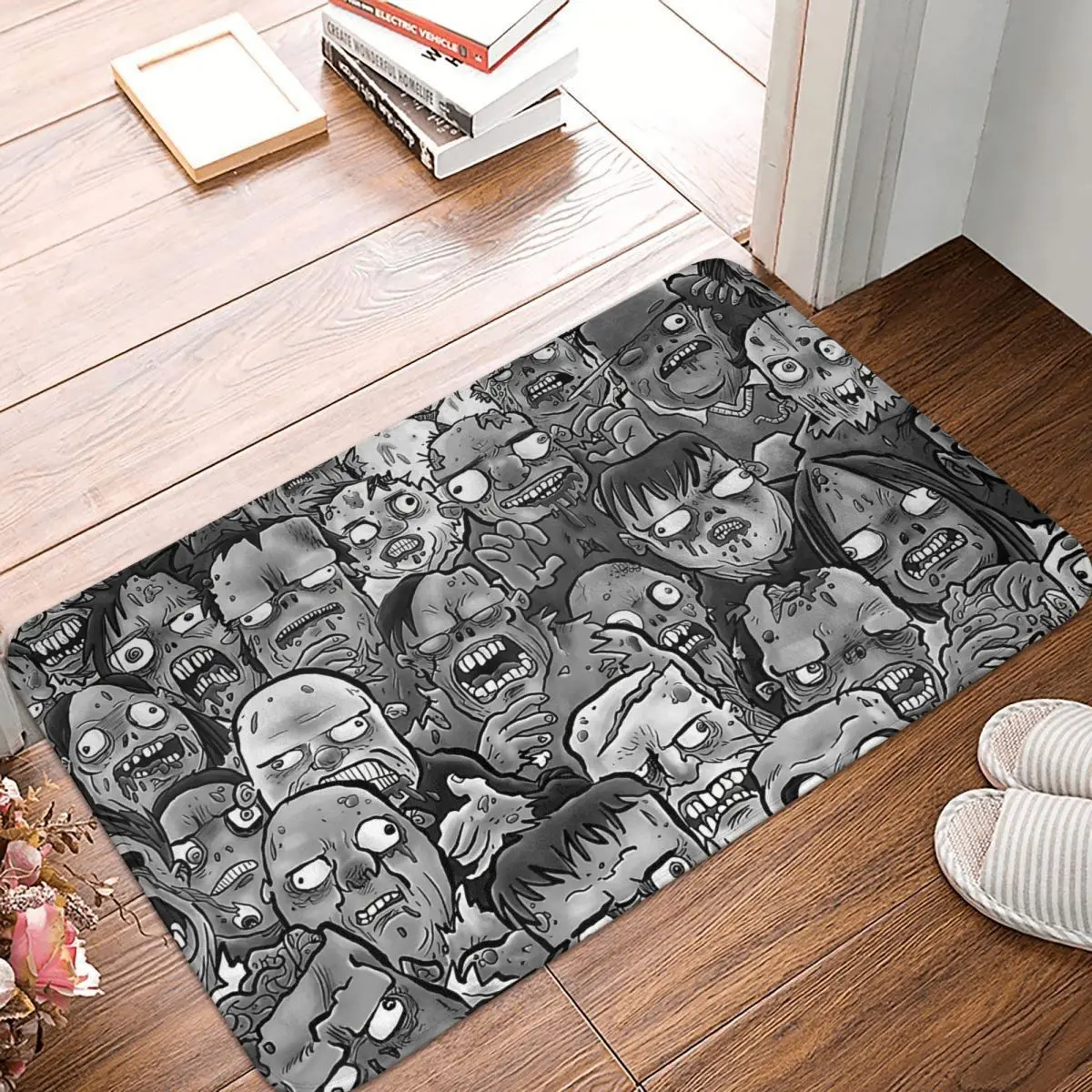 

Zombiefied Doormat Rug carpet Mat Footpad Bath mat Non-slip toilet Balcony Parlor durable Washable