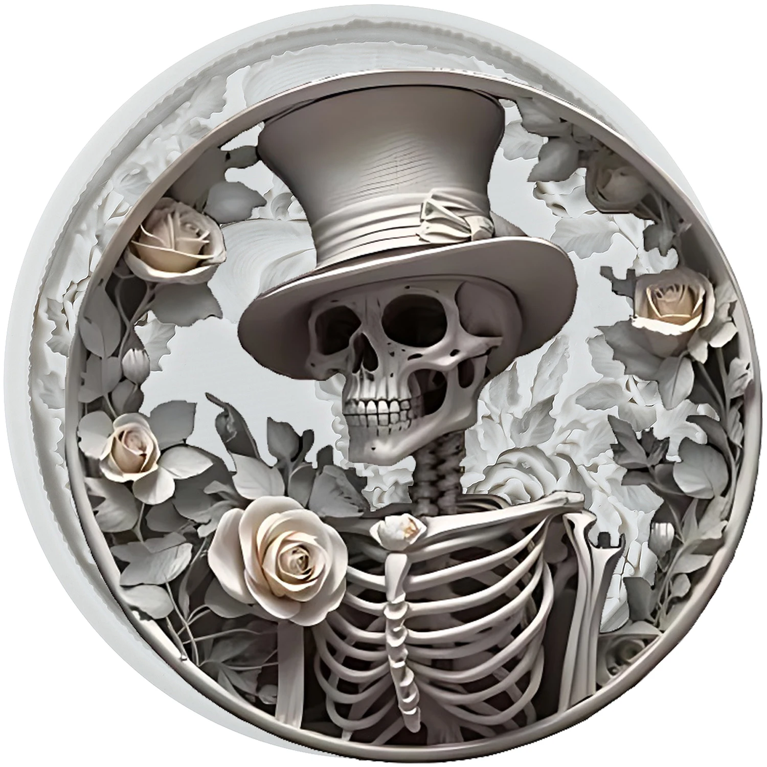 

Форма для торта "Скелет" Mujiang силиконовая