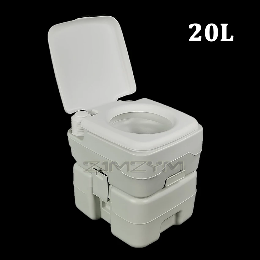 

Портативный туалет на колесах, уличный кемпинг, караван, дорожный корабль, смывной туалет для пожилых беременных женщин, водосберегающий мобильный туалет 10 л/20 л