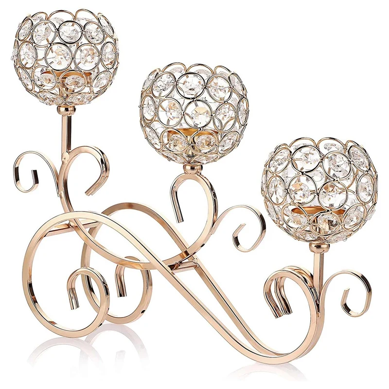 

Подсвечники для чайных подсвечников с 3 держателями, подсвечники для чайных подсвечников, подсвечник для чайных подсвечников с украшением, ...