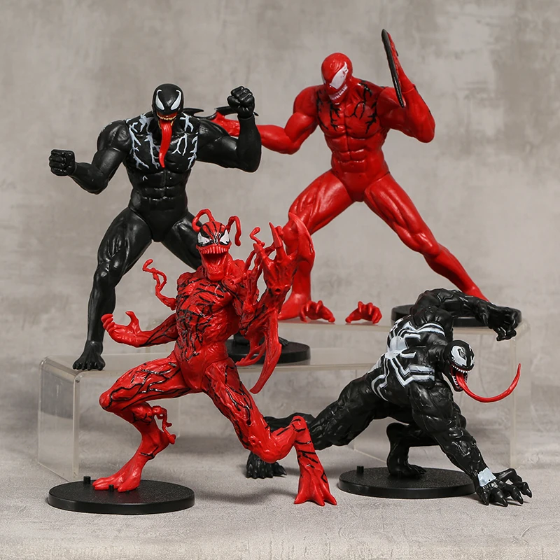 

Marvel Venom Carnage Collection Figure PVC Doll Gift Toys 4pcs/set