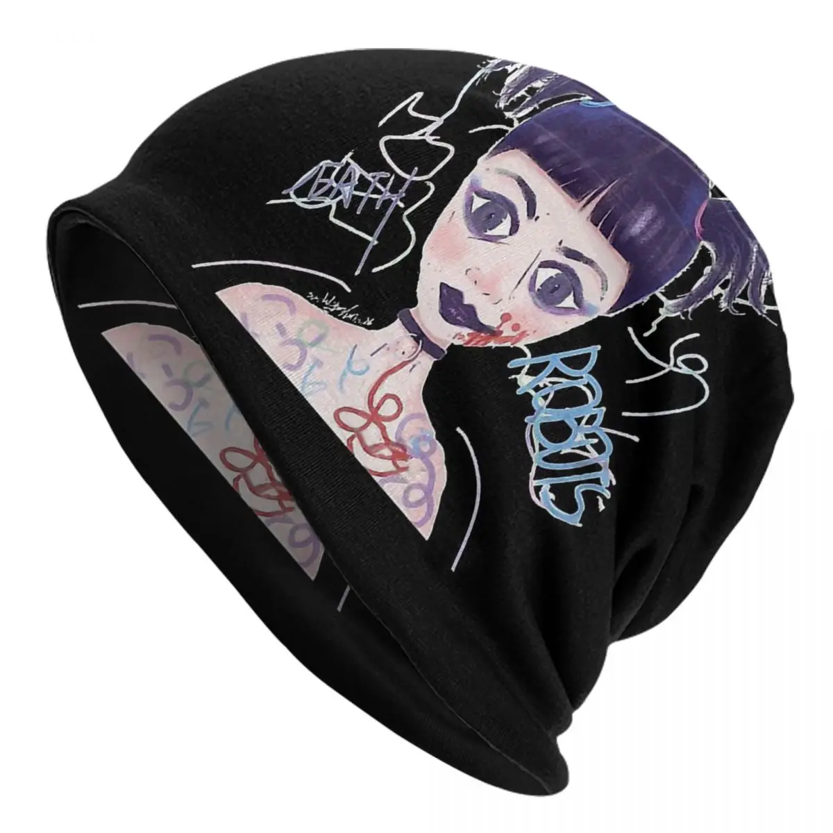 

Bonnet Hats Love Death Robots Men Women's Thin Hat The Witness Art Autumn Spring Warm Cap Street Skullies Beanies Caps