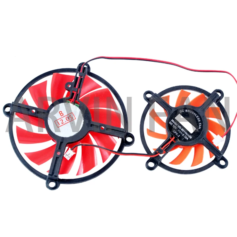 Новый оригинальный вентилятор Охлаждения видеокарты 65 мм 85 мм для HD6570 6750 5550 GT640 630 440 430