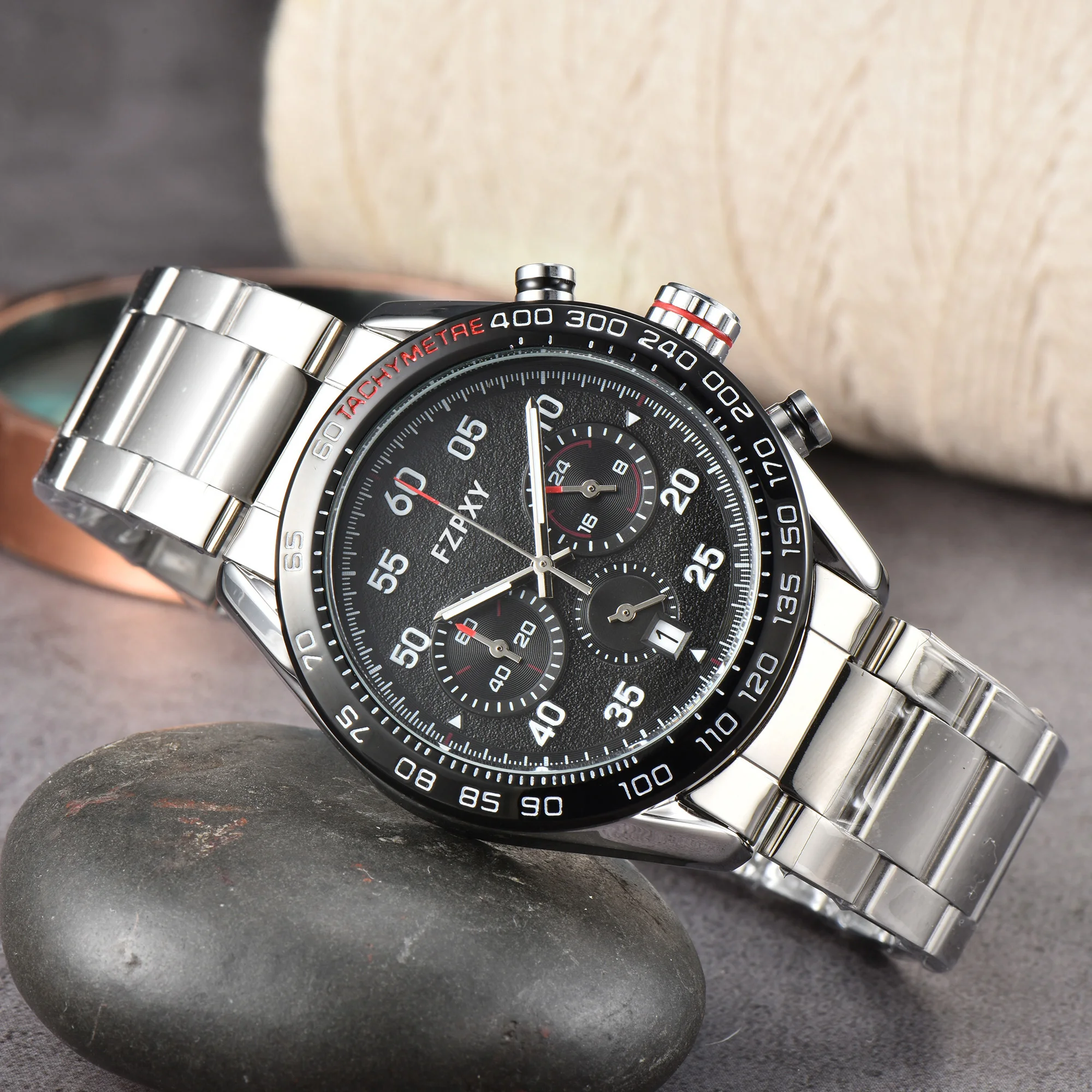 

Часы наручные TA109 мужские/женские с хронографом, брендовые многофункциональные классические стальные, в деловом стиле, ААА