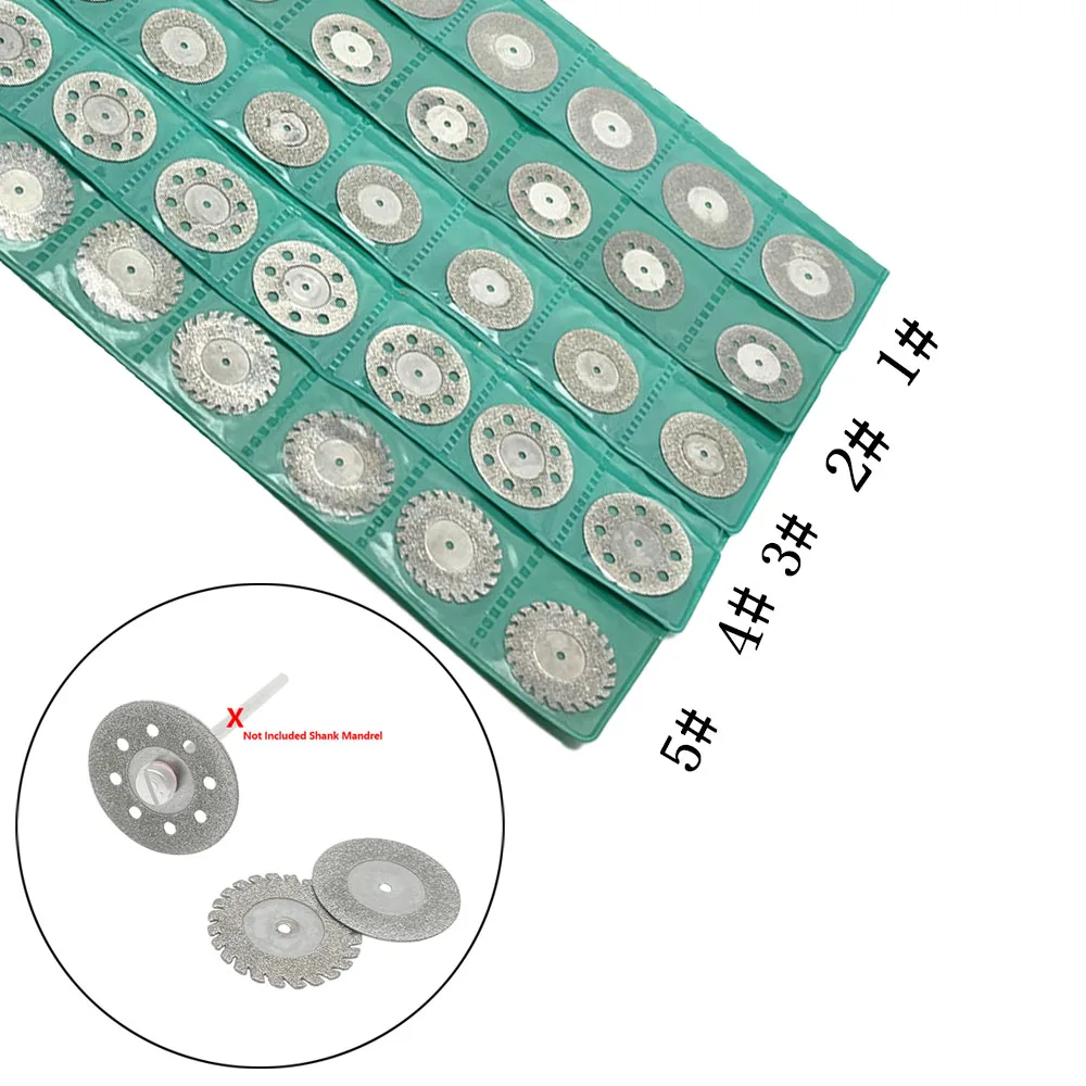 Стоматологические алмазные диски двухсторонний зернистый режущий диск оправка