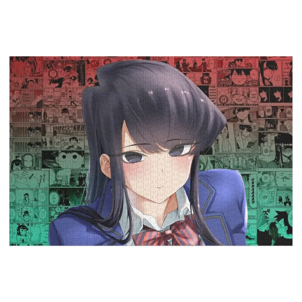 Фон для манги Komi с градиентом-картинка-головоломка Can't Communicate