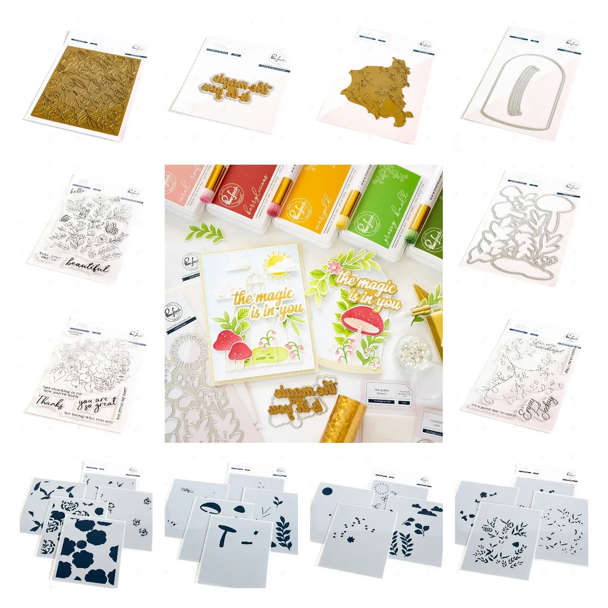 

Delicate Leaves Magic Metal Cutting Dies Butterflies Garden Stamps Punch Board Scrapbooking Journaling Decoration DIY Crafts