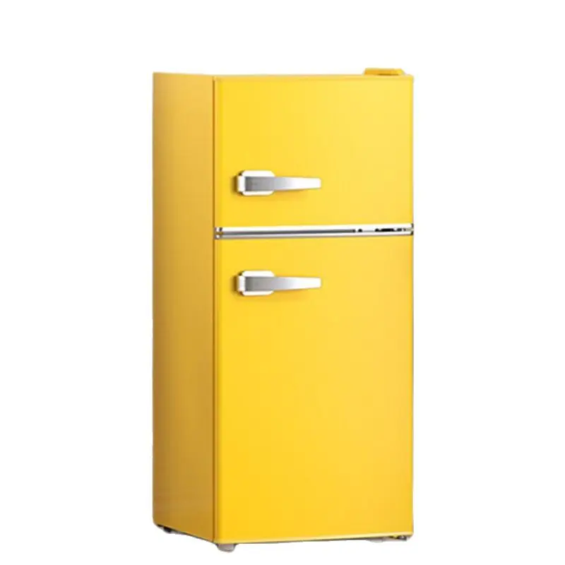 

58L Small Refrigerator Household Small Double Door Rental Dormitory Office Mini Energy Saving Power Level Energy Efficiency