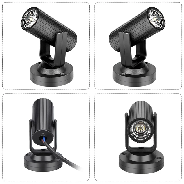 LED Stage Light 360 Degree 85-265V Wedding Party KTV Bar DJ Spot Lamp Christmas Remote Control Lights Accessories 6