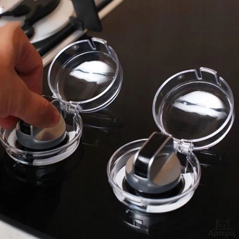 

2 Pcs Children Security Protection Stove Protector Cover Gas Stove Cover Children Kitchen Safety Baby Safety Lock