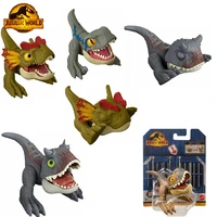 original mattel jurassic world dominion dinosaur action figure pop ups anime carnotaurus tyrannosaurus rex boy toys for children