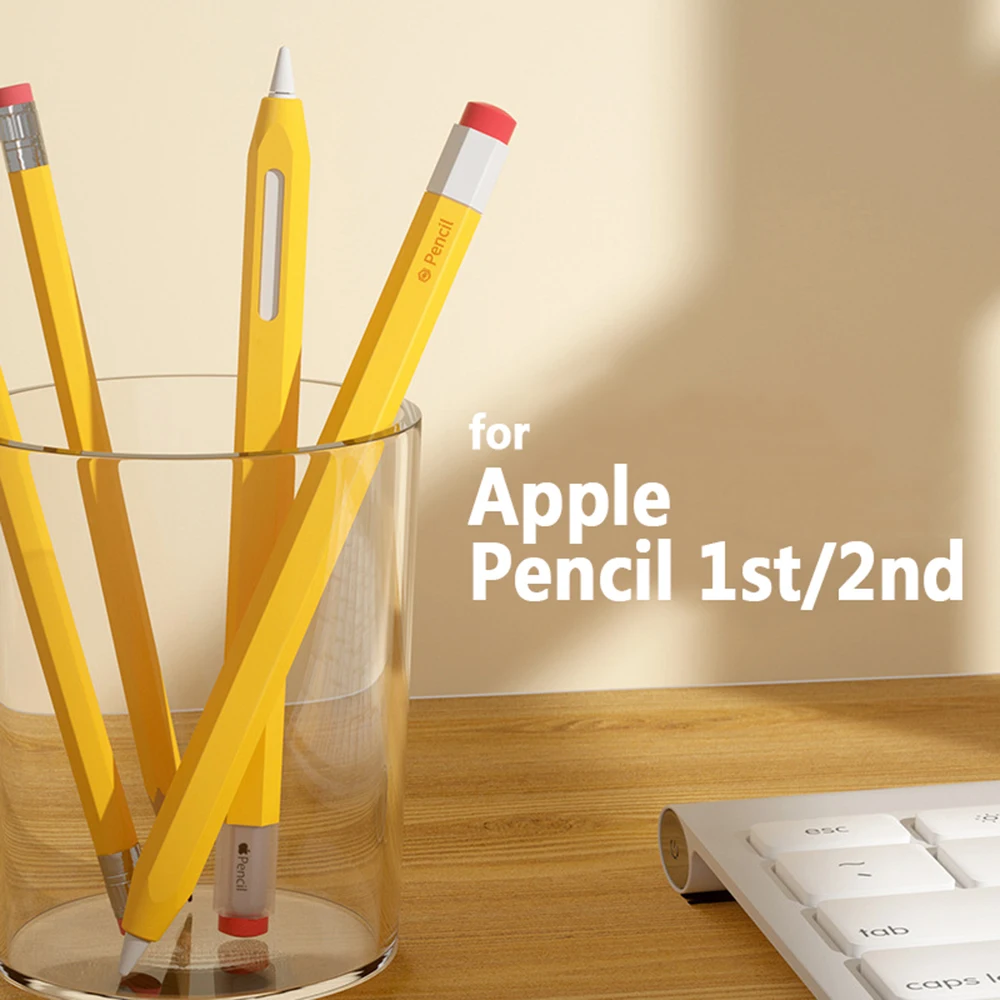 

Силиконовый стилус для Apple Pencil 1-го/2-го поколения, портативный защитный чехол для планшета