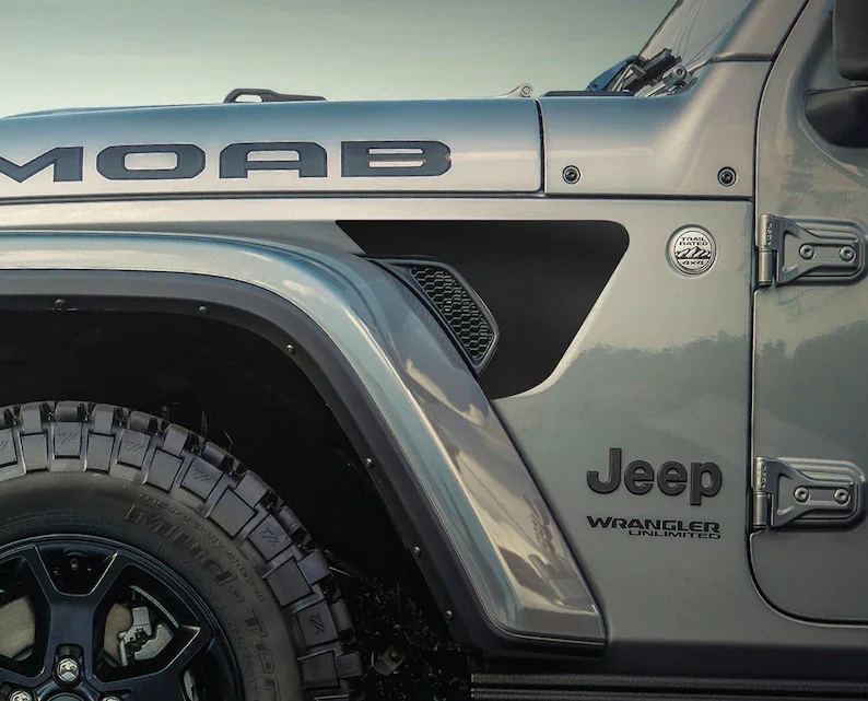 

Крыло вентиляционная виниловая наклейка подходит для Jeep Wrangler JL/Jeep Gladiator JT 2018-2022