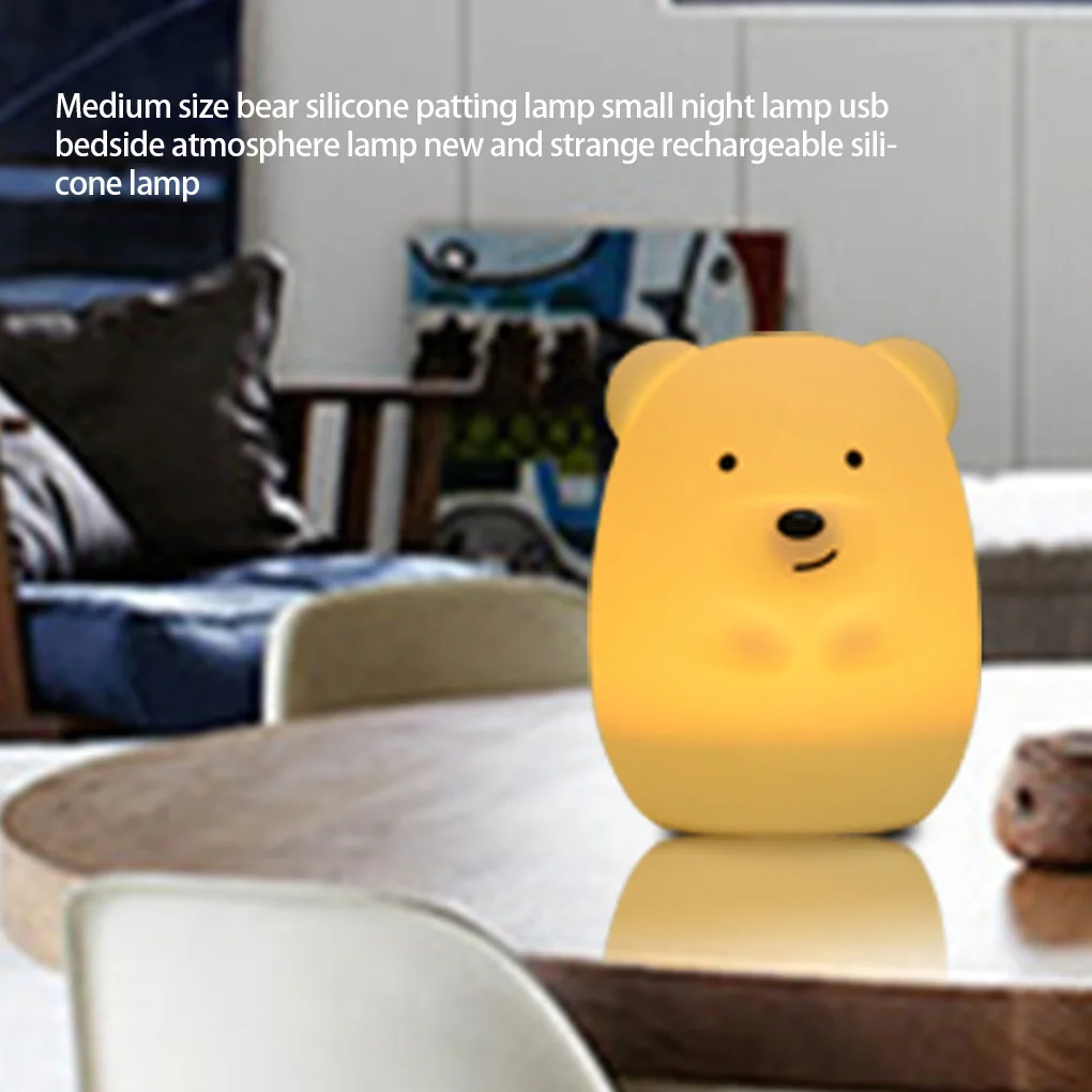 

Touch Sensor Light USB Silicone Animal Desk Lamp Decorative Lighting