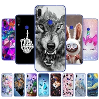 for xiaomi redmi note 7 case silicone painting soft tpu redmi note 7 case 6 3 inch funda coque redmi note 7 pro case flower rose