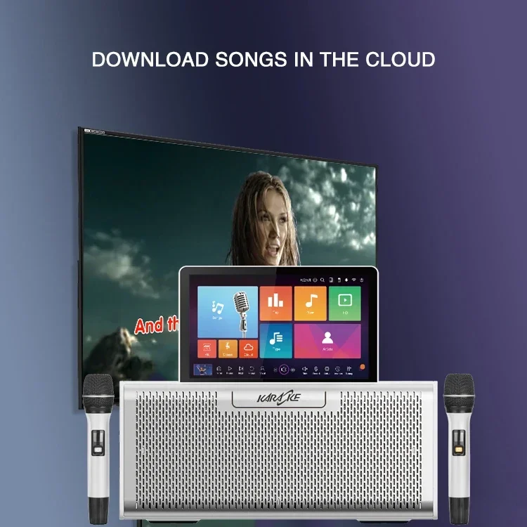 2023 сенсорный экран Android профессиональная караоке-машина со звуком песни Ktv jukebox