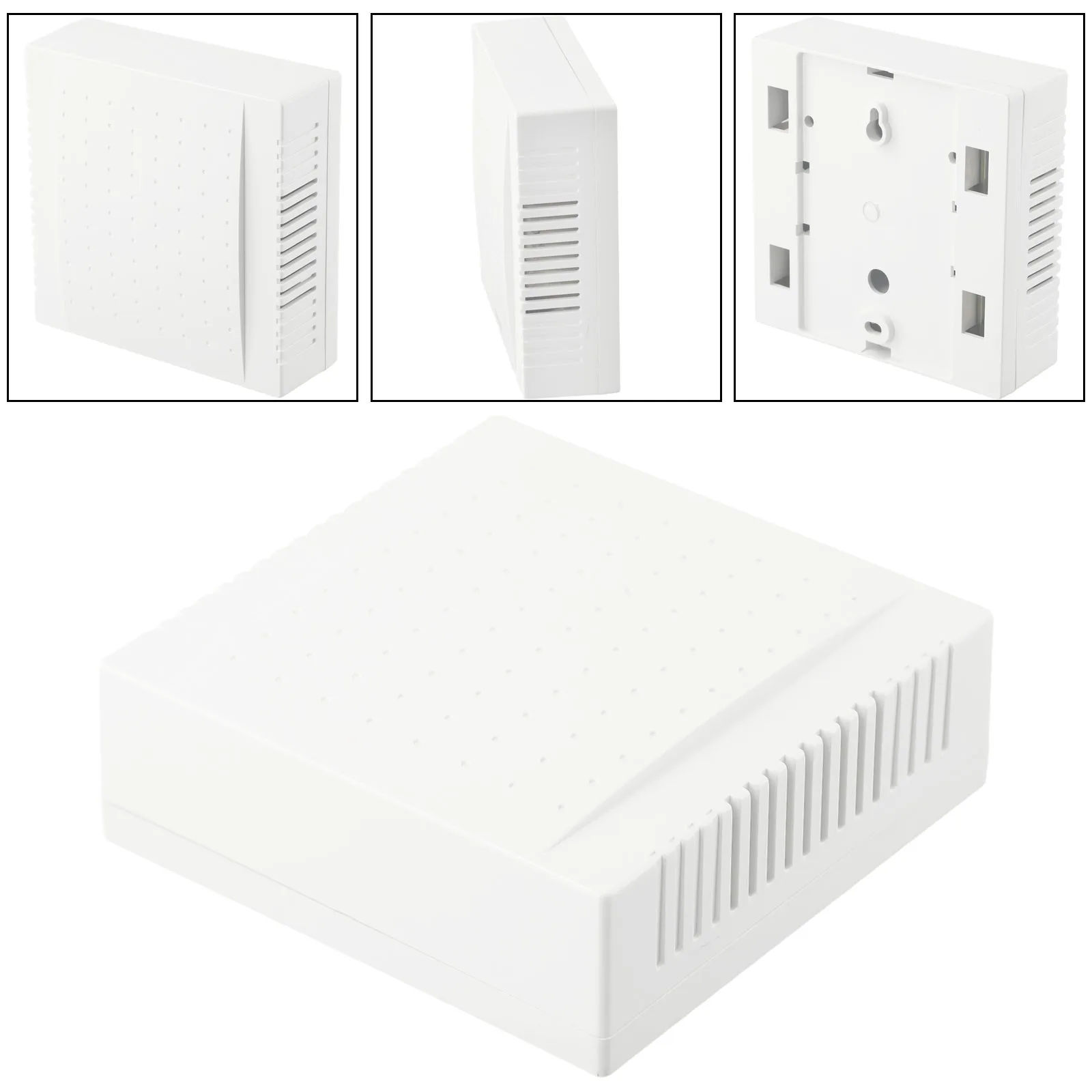 1 шт. 108*108*36 мм 220 В ABS/ПК Witte Bekabelde Deur Chime Panel Din Don Groot Volume Duidelijk Geluid Voor Home Office Hotel Villa