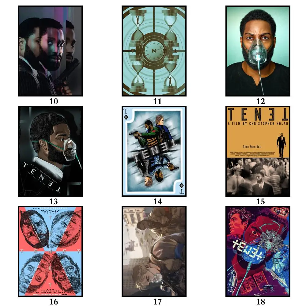 30 стилей на выбор Шелковый постер с художественной печатью из фильма Нолан