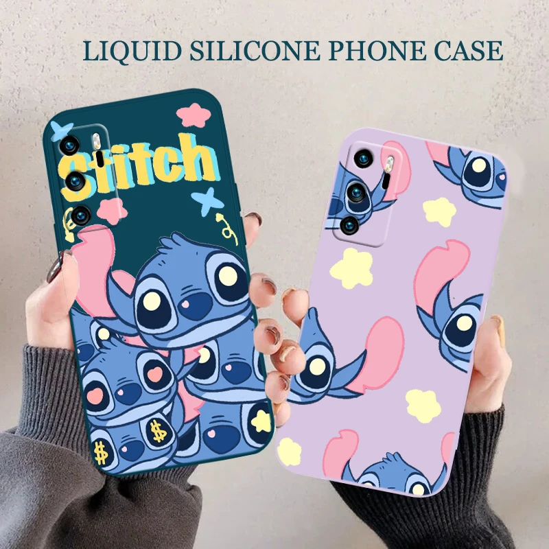 

Funda de teléfono Disney Stitch Phone Case For OPPO Find X5 X3 X2 Lite Pro Neo A96 A94 A93 A77 A76 A74 A73 Liquid Rope Soft Back