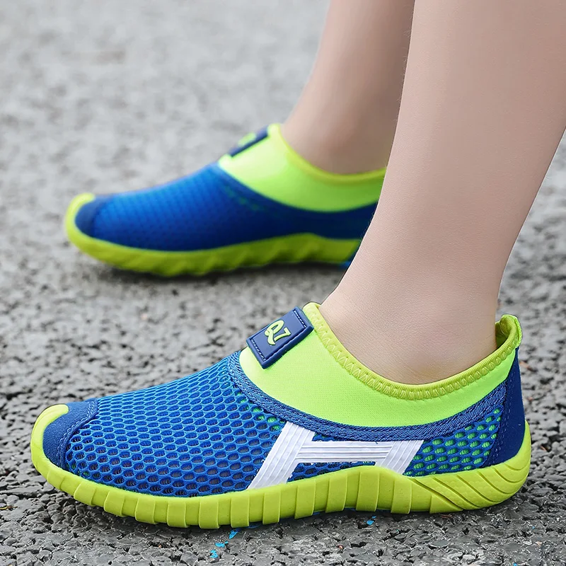 Summer Children Shoes Soft Net Sport Shoes Fashion Light Girls Sneakers Kids Breathable Running Shoes Boys Tenis Shoes Slip On