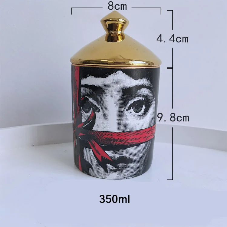 

Керамический резервуар для хранения с портретом