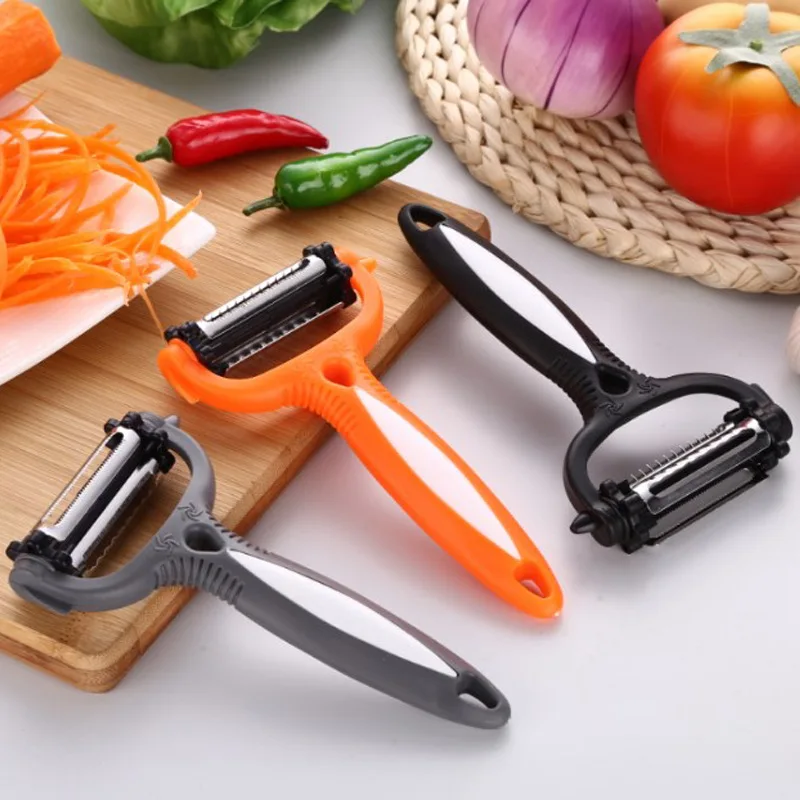 

Rayfox Multifunctional 360 Degree Rotary Kitchen Tool Gadget Vegetable Fruit Potato Carrot Peeler Grater Zesters Cucumber Slicer