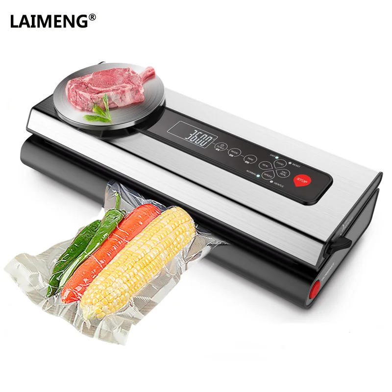 

Вакуумный упаковщик LAIMENG S145 с технологией Sous Vide и функцией вакуумная упаковка пищевых продуктов, вакуумные пакеты в комплекте