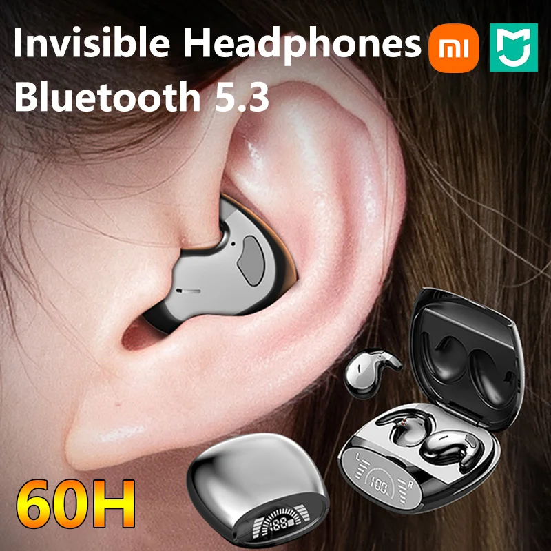 XiaomiMIJIA невидимые наушники для сна крошечные с шумоподавлением беспроводные