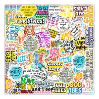 50100 sheets of letter stickers graffiti doodle decorated laptop skateboard helmet waterproof stationery sticker flakes