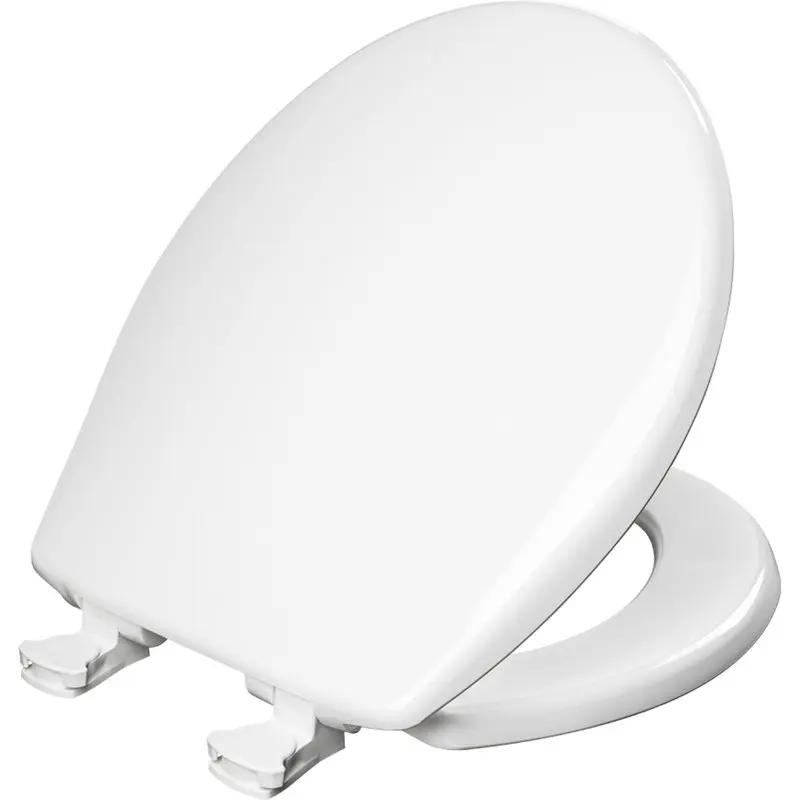 

000 Round Toilet Seat, Plastic, White
