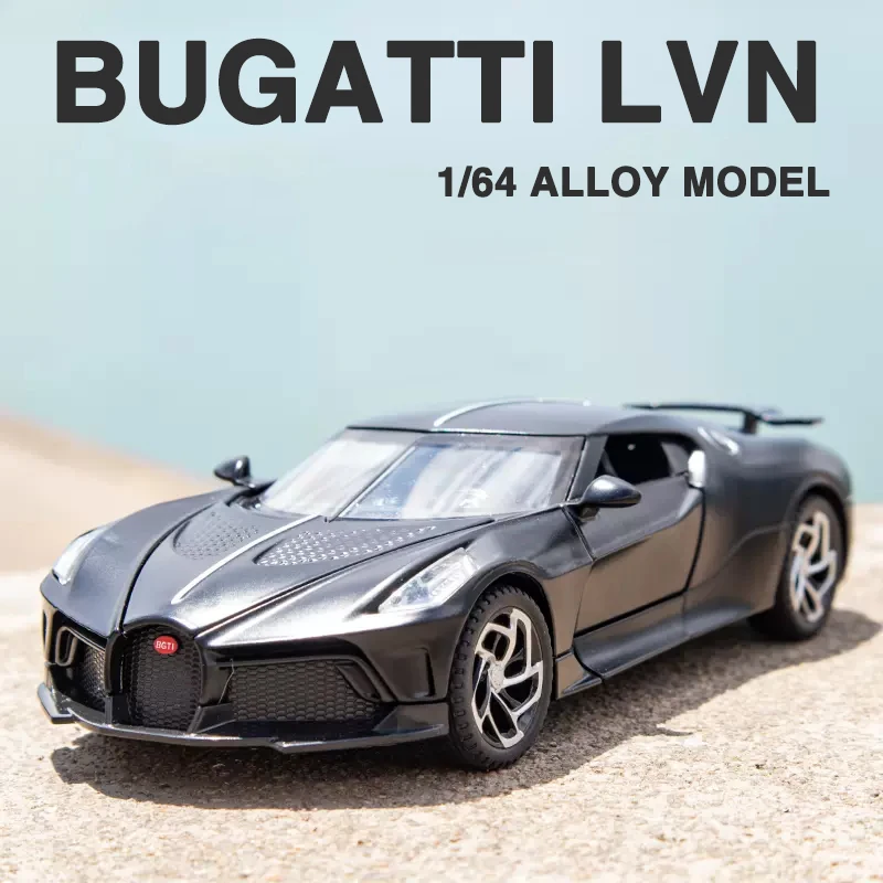 

JKM 1/64 Bugatti LVN God of the Night Alloy Car Model Enthusiasts Collection Toys Diecast Vehicle Replica For Boys Birthday Gift