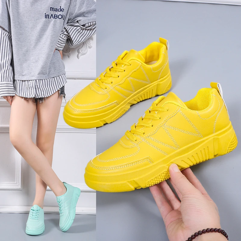 

Женские низкие кроссовки на платформе, Вулканизированная подошва, плоская подошва, туфли с котятами, черные легкие