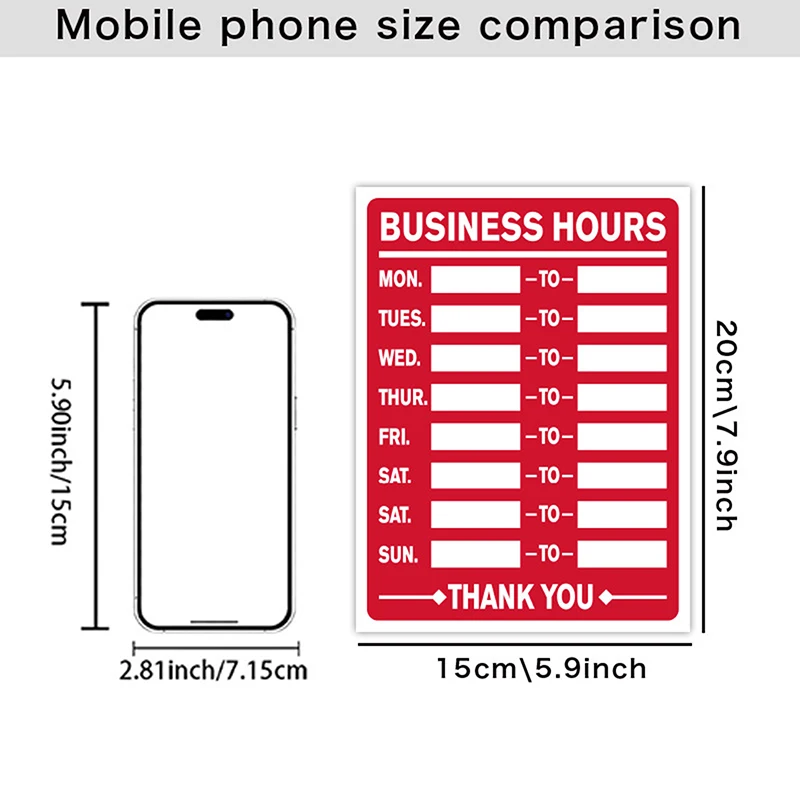ПВХ бизнес-часы открытые/закрытые вывески наклейка этикетка для магазина офиса