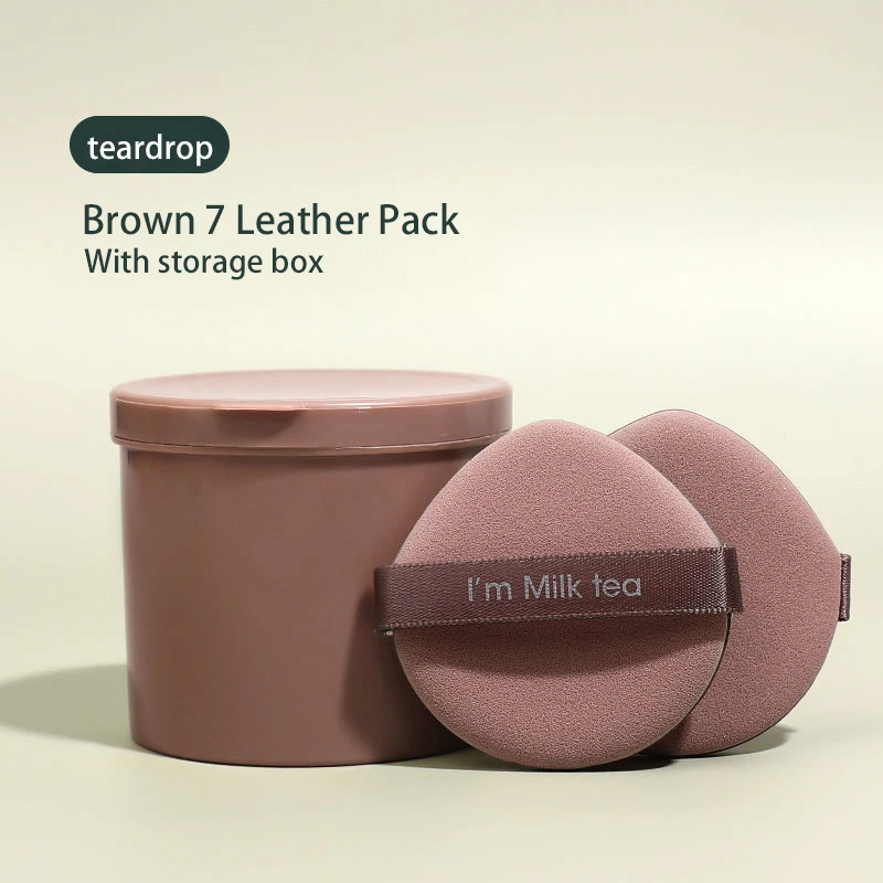 

7 pcs Strawberry No Powder Makeup Puff Set Double Sided Ladies Soft Makeup Sponge Beauty Blender Makeup Powder Tool