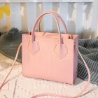 Повседневная женская сумка-тоут в стиле ретро, модная Изысканная сумка для покупок, женская сумочка на цепочке из искусственной кожи с крокодиловым узором 2022