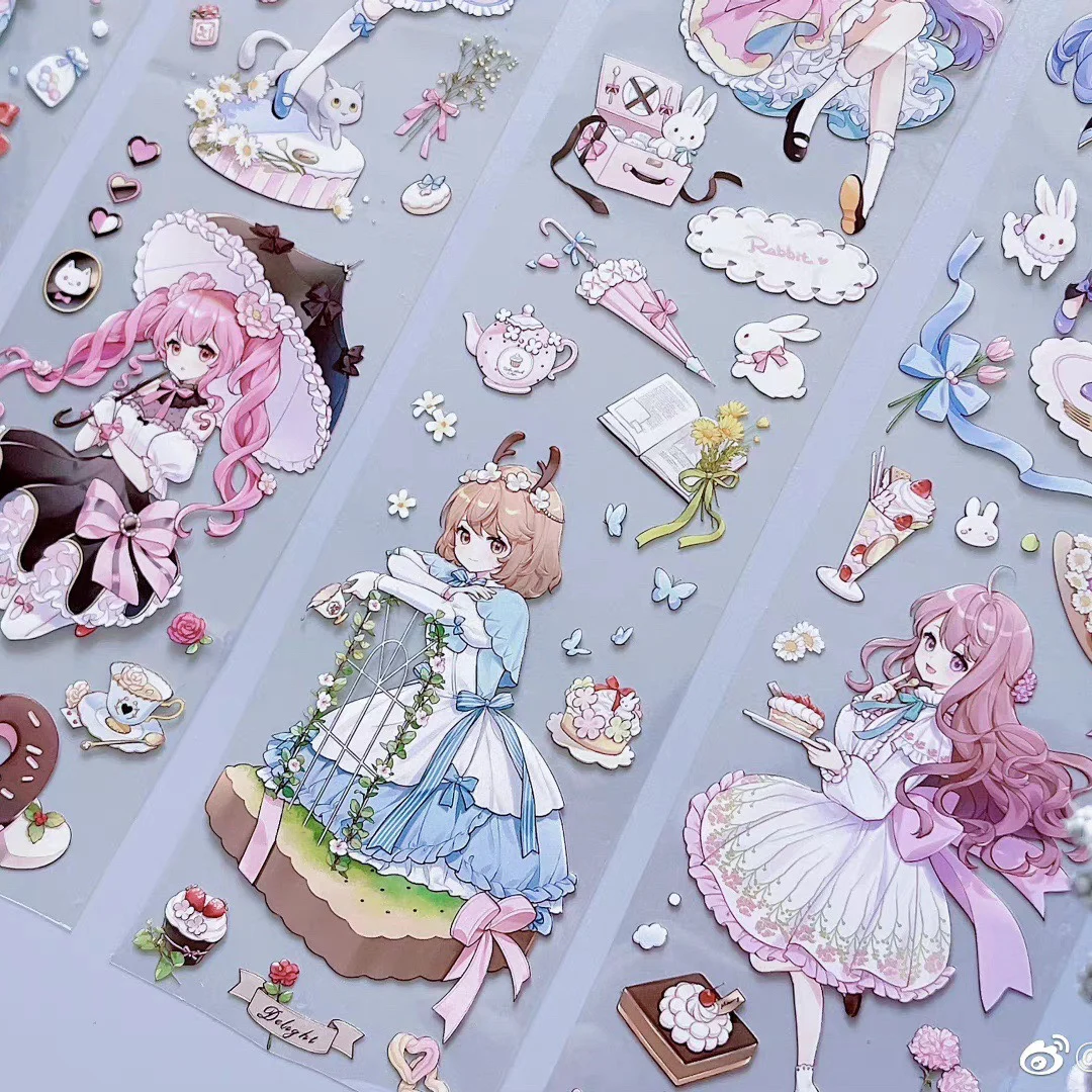 

1 Loop Cute Desert Girl Crystal PET Tape Kawaii L01
