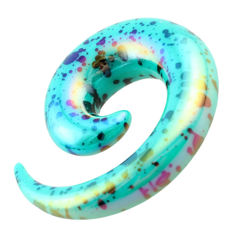 TUMBEELLUWA 1 шт. светло-голубой фиолетовый акриловый Спиральный Конус телесный