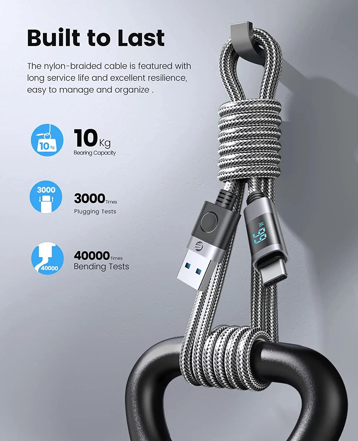 Фото ORICO PD 29 Вт USB C для Lightning Кабель MacBook USB C Быстрая зарядка для iPhone зарядное устройство Type C кабель для iPhone 13 12 Pro Max №5