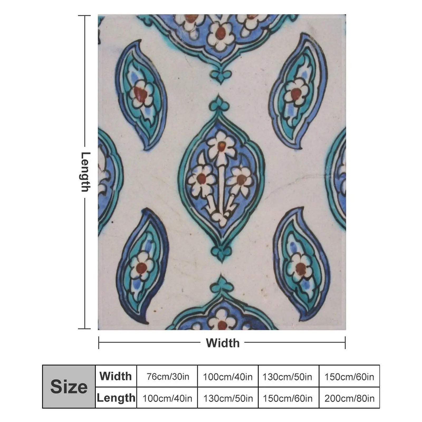 Фланелевое одеяло турецкий османский дизайн