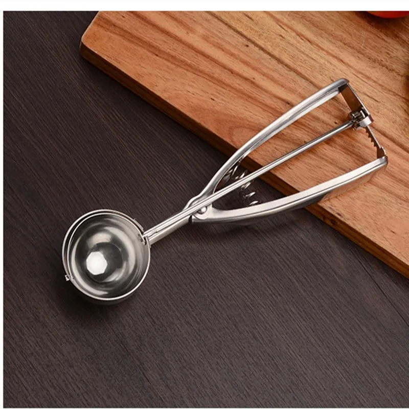 Совок для мороженого кухонные инструменты 3 размера ручка из нержавеющей стали с