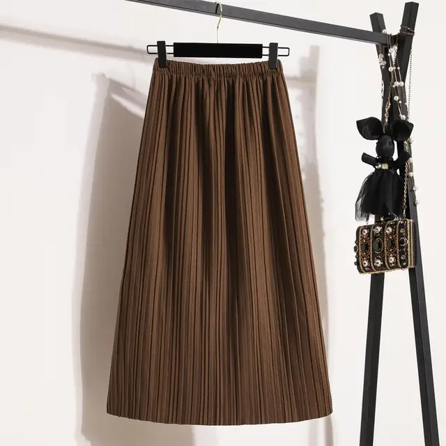 кофейная юбка