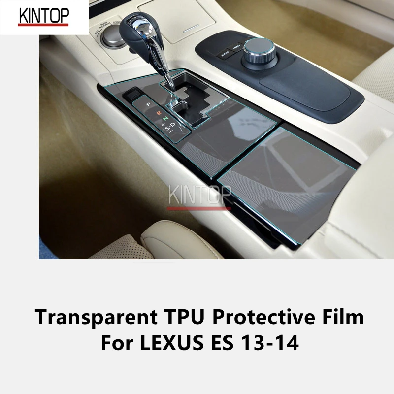 

For LEXUS ES 13-14 Car Interior Center Console Transparent TPU Protective Film Anti-scratch Repair Film Accessories Refit