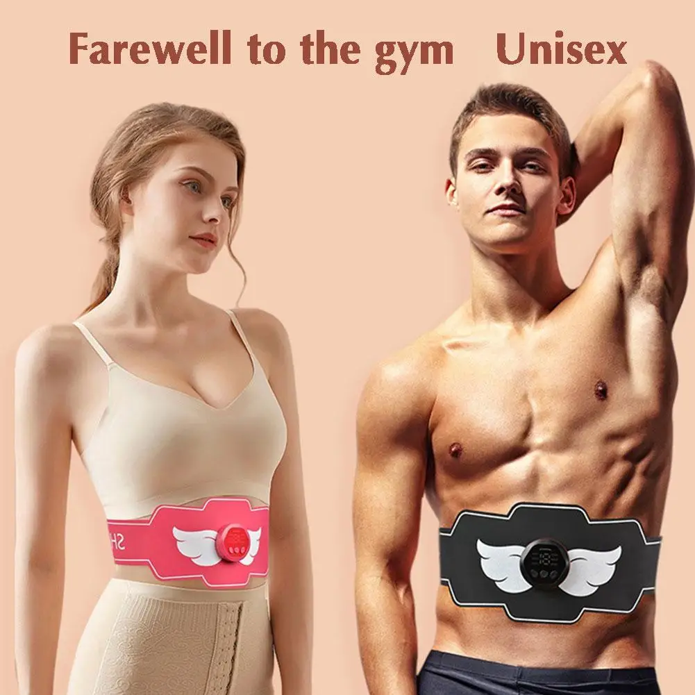 

Muscle Stimulator Ab Training Device ABS Stimulator Abdominal Toning Belt Muscle Toner For Men Women Sports Fitness Workout C5A0
