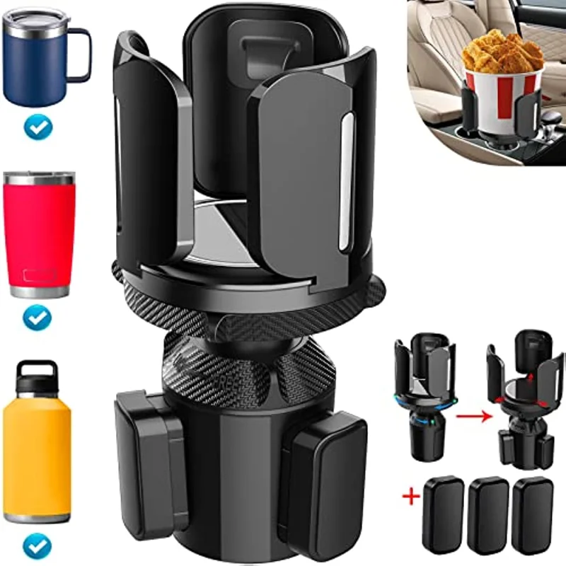 

Cup Holder Expander for Car,Upgraded Expandable Car Cup Holder Adapter with Adjustable Expander Base,Fits Bottles Coffee Mug